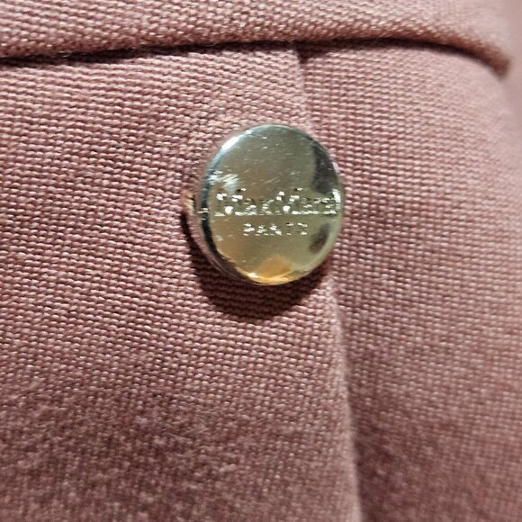 Max Mara Women's Slim Fit Mauve Trousers Quiet Luxury Business Court Core sz 8 - Picture 10 of 16